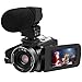 Video Camera HD 1080P IR Night Vision Camcorder 24MP Digital Camera with External Microphone and Remote Control