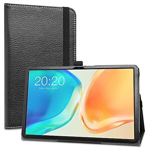LiuShan PU Compatible with Leather Slim Folding Stand Cover for 10.1
