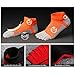 M&Z Mens Toe Socks 6 Pack Sports Low Cut Athletic Cotton Socks Size 6-12