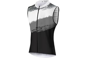 UGLY FROG Mens Cycling Vest Breathable Motorcycle Gilet with Zipper Pockets Sleeveless Jacket Soft Quick Dry