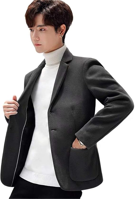Amazon Ponu メンズ 秋冬 ジャケット 長袖 スリム ビジネス スーツ ジャケット サマージャケット カジュアル コート 無地 通勤 通学 紳士 上品 オシャレ大きいサイズxl グレー コート ジャケット 通販