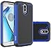 Moto G4 Case, Moto G4 Plus Case - OEAGO [Shockproof] [Impact Protection] Hybrid Dual Layer Defender Protective Case Cover for Motorola Moto G4 / G4 Plus (Moto G Plus, 4th Gen) - Blue