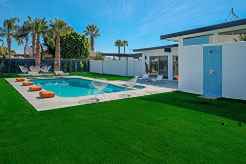 Synturfmats 6.5'x10' Premium Indoor/Outdoor Green Artificial Grass Decorative Synthetic Turf Runner Rugs Carpet with Drainage Holes, 6.5' x10',