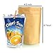 AwePackage Heavy Duty Kraft Paper Self Standing Resealable Zipper Pouch Bags (1 oz- 16 oz) - FDA and USDA compliant (50, 3 Oz)