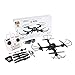 Holy Stone X400C FPV RC Quadcopter Drone with WiFi Camera Live Video One Key Return Function Headless Mode 2.4GHz 4 Channel 6 Axis Gyro RTF Left and Right Hand Mode Bundle with Goggles