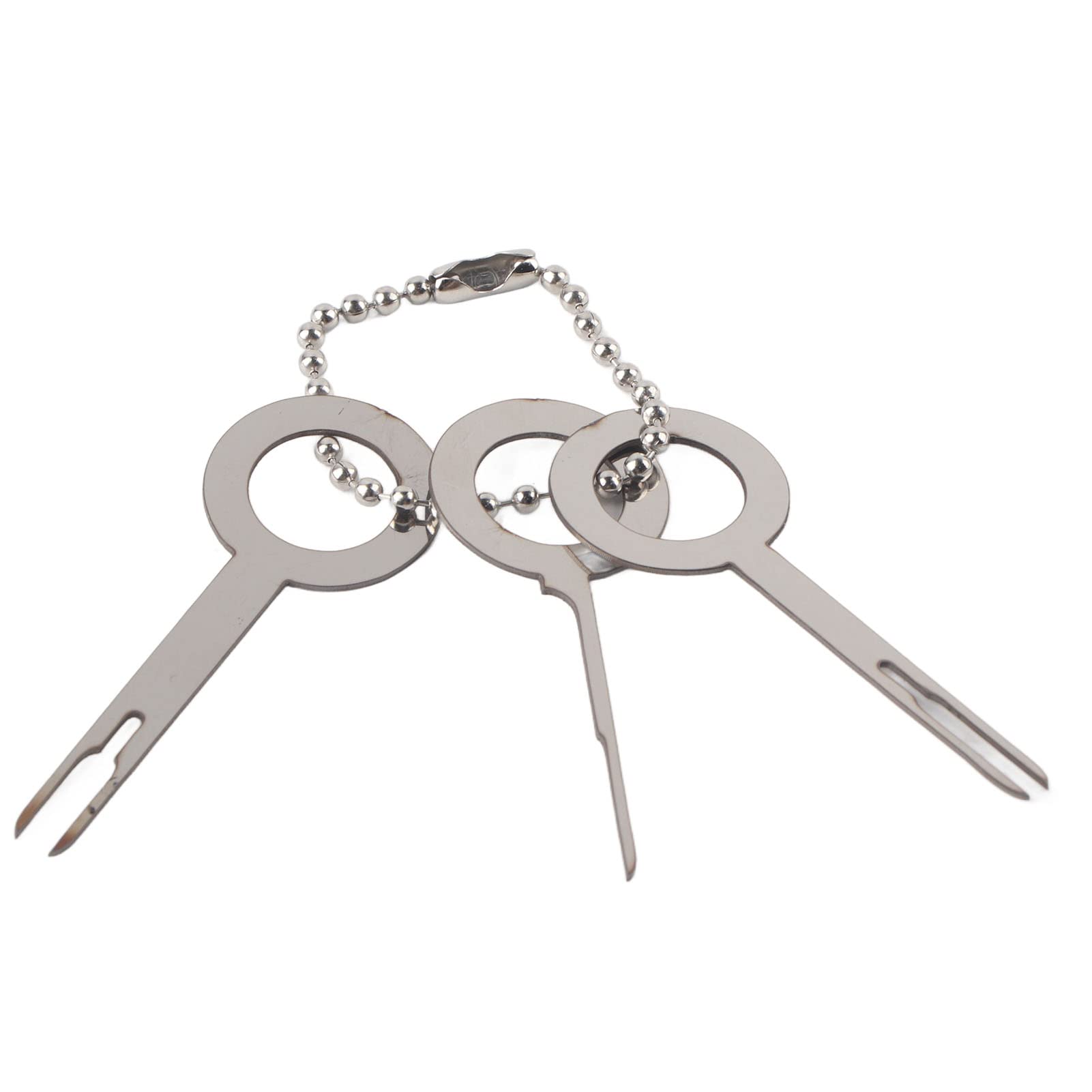 3 Pcs Wire Terminal Removal Tool Set Electrical Terminal Remover Auto Car Plug Terminal Pin Removal Tool Kit Wire Connector Puller(Metal Handle)