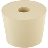 1 X Drilled Rubber Stopper #6.5 (Set of 3)