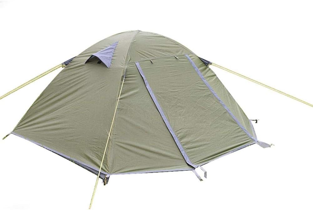 FNCUR Tent Waterproof Double Door Mosquito Repellent Tent Wind Resistant Breathable Stand Tent Yurt Tent For Camping |Tent With Easy Setup For Outdoors