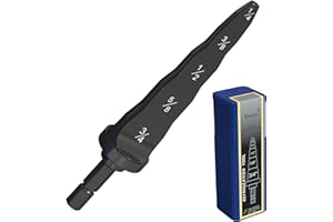 NEEFOIR HVAC Repair Tool, Swage Tube Expander 5 in 1 Air Conditioner Copper Pipe Expander Swaging Drill Set Copper Tubing Tool with 1/4'', 3/8'',1/2'',5/8'',3/4'' (Black)