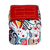 Charcoal Bamboo AIO All-In-One Cloth Diaper with Pocket, Velcro (Ahoy)