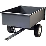 Precision Products LC1500B 15-Cubic-Foot Trailer Dump Cart,Dark Grey