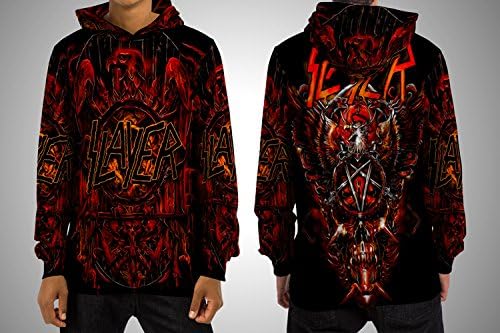 MAZESCAPE Slayer Thrash Metal Rock Band Custom Fullprint Sublimation Tshirt