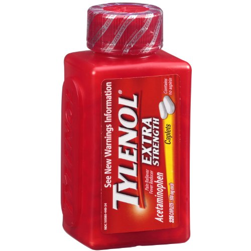 Tylenol Extra Strength Acetaminophen 500 Mg 325 Caplets image