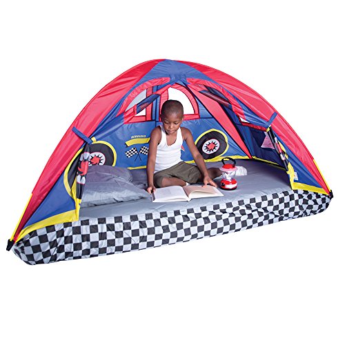 Pacific Play Tents Rad Racer Bed Tent 77" X 54" X 42" Full Size Bed