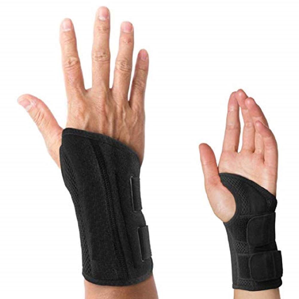 VITTO Wrist Splint Support Brace - Wrist Supports for Carpal Tunnel, Tendonitis and Arthritis (Left Hand, S/M)