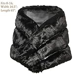 BABEYOND Womens Faux Fur Collar Shawl Faux Fur Scarf Wrap Evening Cape for Winter Coat BABEYOND Womens Faux Fur Collar Shawl Faux Fur Scarf Wrap Evening Cape for Winter Coat