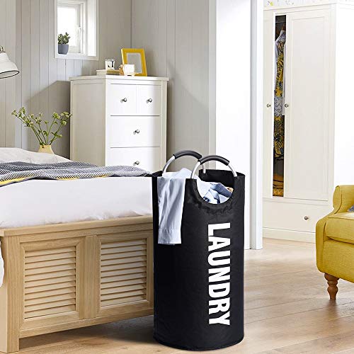 image for HOUSE DAY Large Laundry Basket Collapsible Fabric Laundry Hamper, Fold