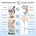 Blackhead Remover Blackhead Vacuum Microdermabrasion Machine Facial Pore Cleanser Blackhead Acne Removal Powerful Extractor With 4 Replaceable Suction Heads (Pore Cleanser-873-white)