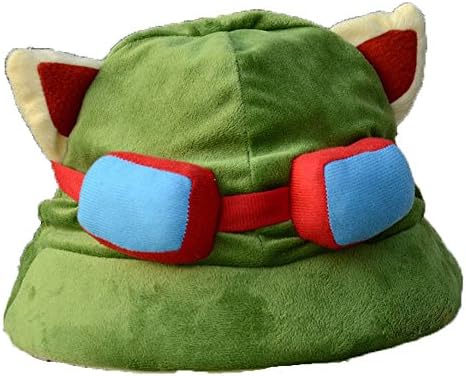 WGX League Of Legends LOL Teemo Charming Cosplay Hat Cap Costume Accessory Girl Boy