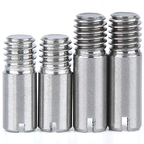 FidgetFidget Select Variations Stainless Steel Threaded Dowel Pin Rod Ø4mm M4 x 0.7mm 304 10mm \u00d84 Threaded : M4 x 0.7mm 6 - Thumbnail 5