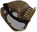 SportPro Mesh Eye Protection Full Face Mask for Airsoft - Tan