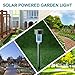 SUNNEST Solar Garden Lights Outdoor 12 Pack, LED Solar Powered Pathway Lights, Stainless Steel Landscape Lighting for Lawn, Patio, Yard, Walkway, Driveway