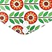 Wegreeco Reusable Menstrual Pads for Women - Sanitary Pads, Panty Liners, Soft Cloth - 5 Pack, 1 Wet Bag (Medium, Flower)