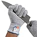 KingKut Cut Resistant Gloves, Kitchen Cutting Gloves, Professional Cut Gloves for Oyster Shucking, Wood Carving, Butchering, Whittling, Meat Cutting, Unique Transverse Knitting Tech, 1 Pair (Large)