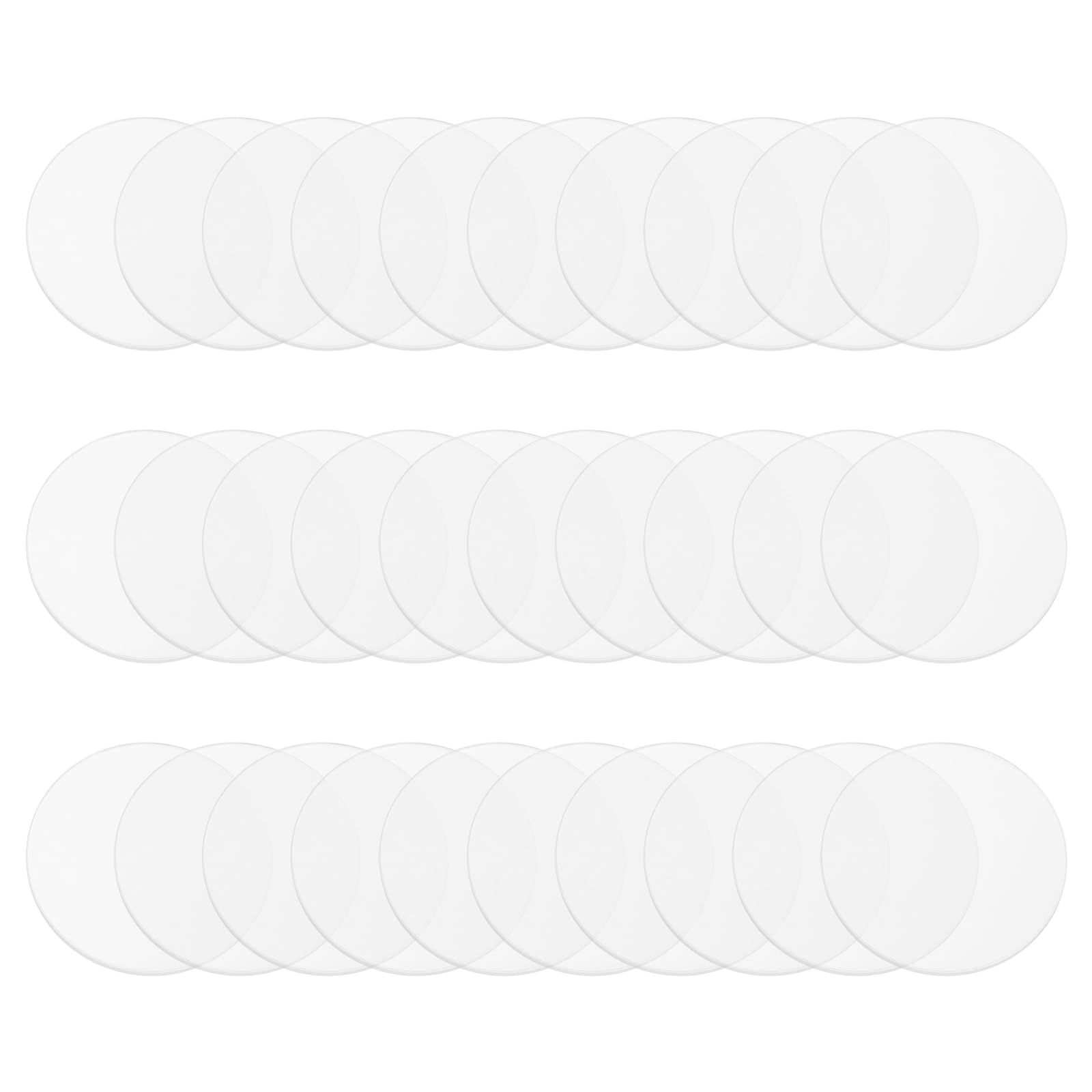 PATIKIL 3.9" Acrylic Circles, 30Pcs 0.12" Thickness