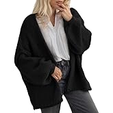 Women Chunky Sweater Y2k Oversized Knit Cardigans Long Sleeve Open Front Knit Sweaters Outwear 2026 Fall Winter Clothes