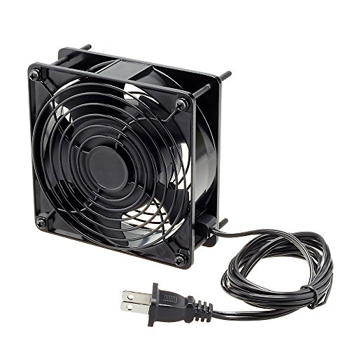 image for iPEGTOP Multifan Muffin AC Cooling Fan Quiet 1238, 115V AC High Speed,