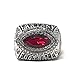 Fantasy Football Championship Trophy Ring 2018 Football Shaped Many Colors with Clear Display Stand | Size 9-15