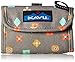 KAVU Wally Trifold Wallet with Coin Pocket and Key Ring - Fun Foulard