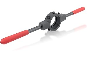 AUTOKAY Round Die Stock Handle Wrench Holder 38mm 1.49inch Metric Round Non Slip