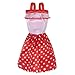 Total 50pcs -9 Pack Doll Clothes Party Gown Outfits +41pcs Different Doll Accessories Shoes bags Glasses Necklace Tableware Mirror For for Barbie doll Girl Birthday Gift