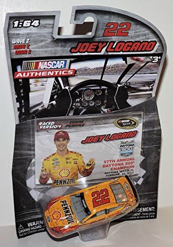 2015 NASCAR Authentics Joey Logano 2015 Daytona 500 Raced Win Penske Shell Ford Penske 1/64 Scale Diecast