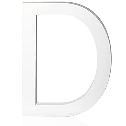 5 Inch Acrylic Frosted Matte White Letter
