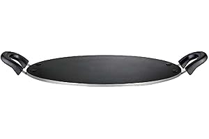 Premier Non Stick ROTI DOSA FLAT Tawa Round 31 cms and thick 5mm for Gas Stove