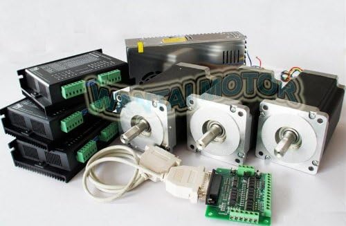 Gowe Nema 34 Stepper Motor with 892OZ-In &Control 3Axis CNC Engraving Machines & Mill