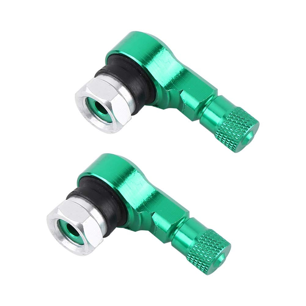 Angled Tire Valve Caps, 90 Degree Design, Universal Adapter, Tire Valve Stems Cover for Cars, Motorcycles, Bikes, Scooters, Road Racing