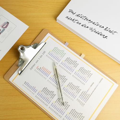 VGOODALL 72 Blatt Perglanz-Papier, DIN A4 Weiss-Metallic Bastelpapier mit Perlmutt-Schimmer Glitzerpapier 250 g/m²