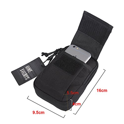 Tactical Molle EDC Pouch Utility Gadget Belt Waist Bag for 5.