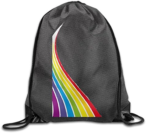 Rainbow Positiv Rainbow Gym Sack Bag Drawstring Backpack Sport Bag For Men &amp; Women Sackpack