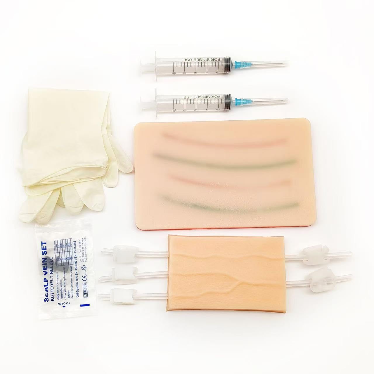 Carrotmiss Venipuncture IV Pad(2PCS)?5 in1 Silicone IV Practice Kit ...