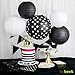 Bobee Black and White Paper Lanterns Party Decorations, set of 5