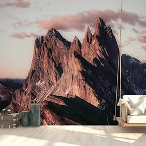 Wall Mural Magnificent Mountain View Removable Wallpaper Wall Sticker for Bedroom Living Room - 66x96 inches