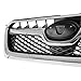 Complete Front Grille for Subaru XV Crosstrek 2013-2015 Honeycomb Chrome Grill