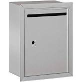 Letter Box, Standard, Recessed, Aluminum