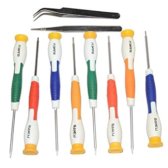 Jeval Plastic 10 in 1 Baku BK-8800 Screwdriver Set for Mobile Repairing