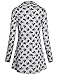 Miusey Lightweight Pullover, Women Lapel Neck Casual Top Flowy Hem Soft Surrounding Stretchable Comfort Office Easy Fit Comfy Classy Gorgeous Tunic Sweatshirt Fashionable Activewear Grey L